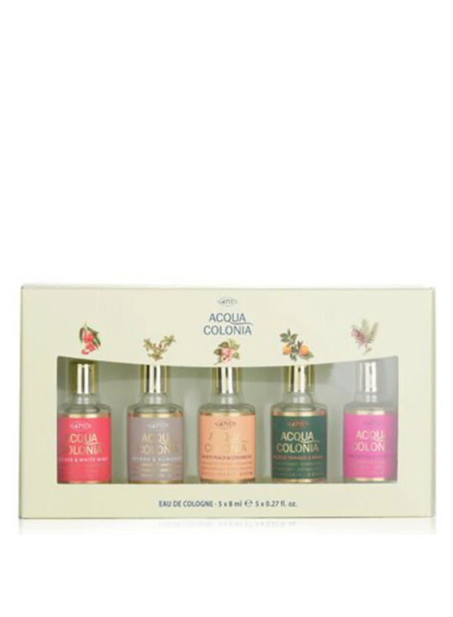 4711 NO. 4711 ACQUA COLONIA (U) MINI SET 5 X 8ML EDC (PINK PEPPER + BLOOD ORANGE + WHITE PEACH + MYRRH + LYCHEE) - Image 1